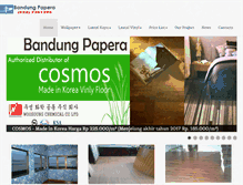 Tablet Screenshot of bandungpapera.com